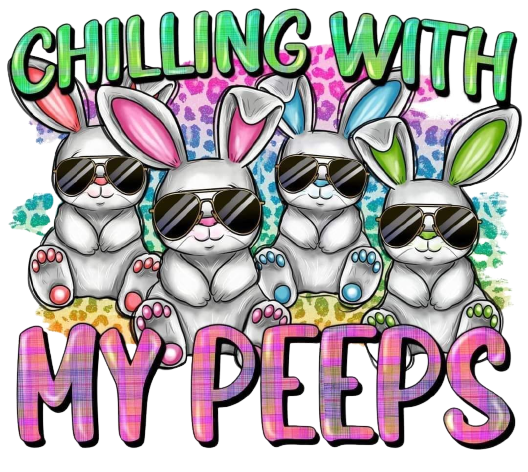 Chillin With My Peeps - Bunny Scorpio 65 Designs