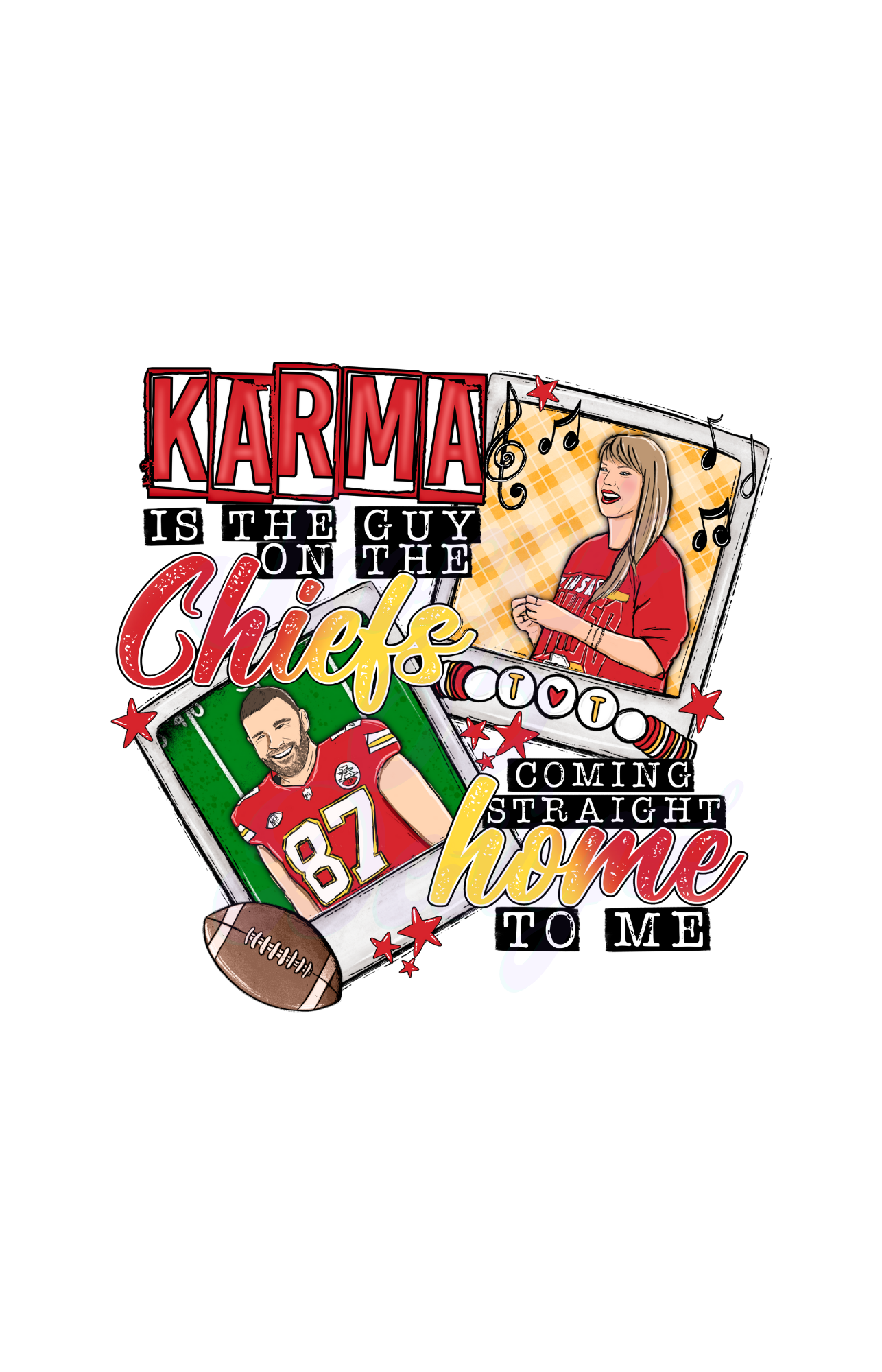 Karma Is The Guy On The Chiefs- with sleeve print Scorpio 65 Designs