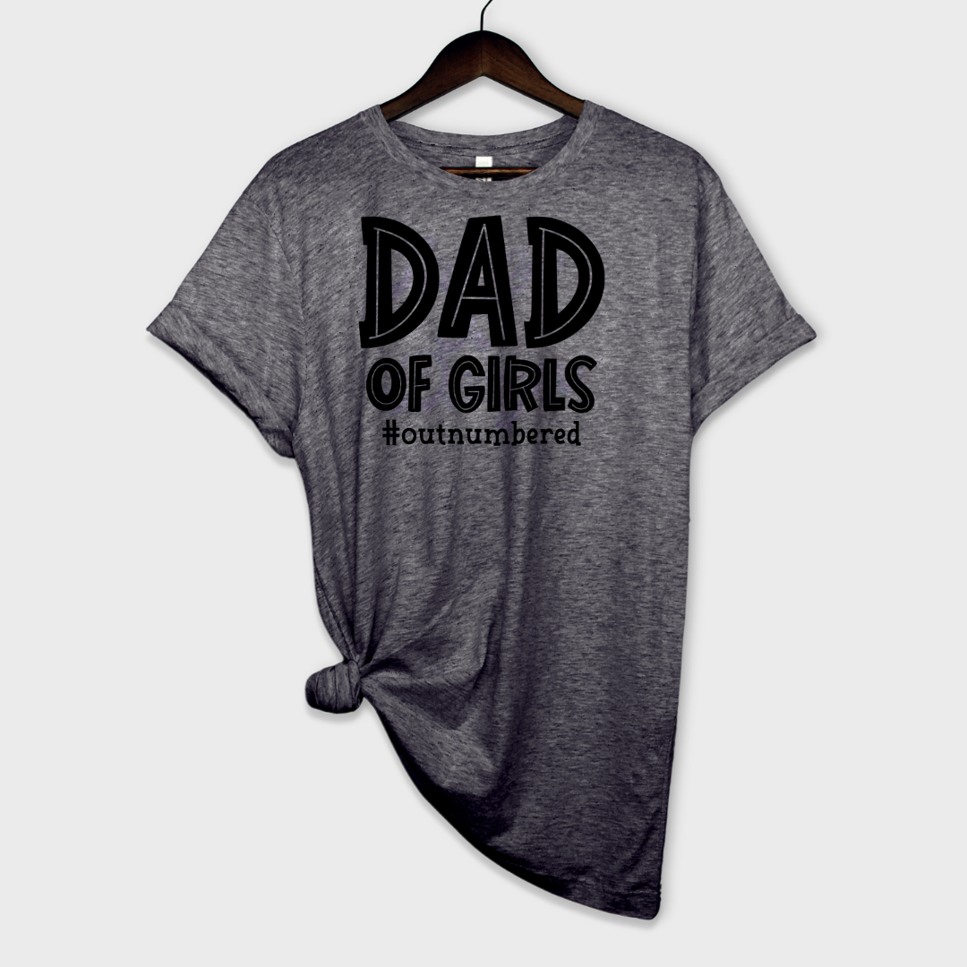 Dad Of Giels s#outnumbered DTF Transfer Scorpio 65 Designs