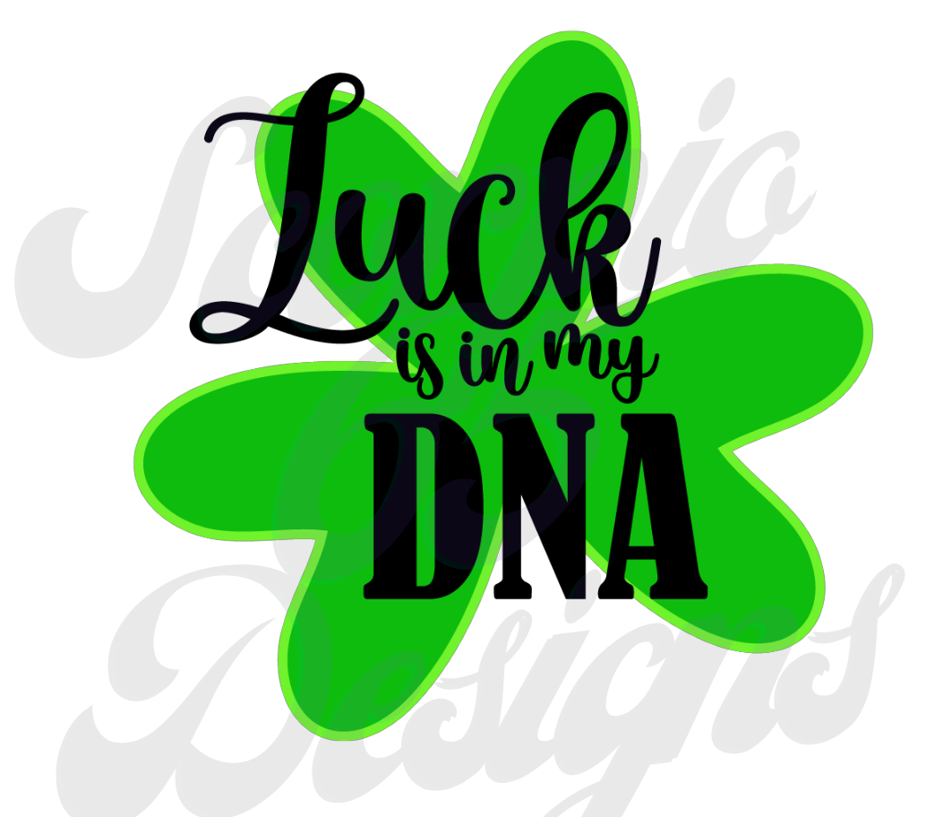 Luck Is In My DNA Transfers Scorpio 65 Designs