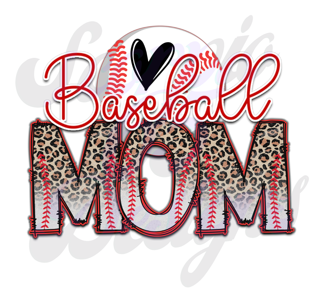 Baseball Mom Cheetah DTF Transfers Scorpio 65 Designs