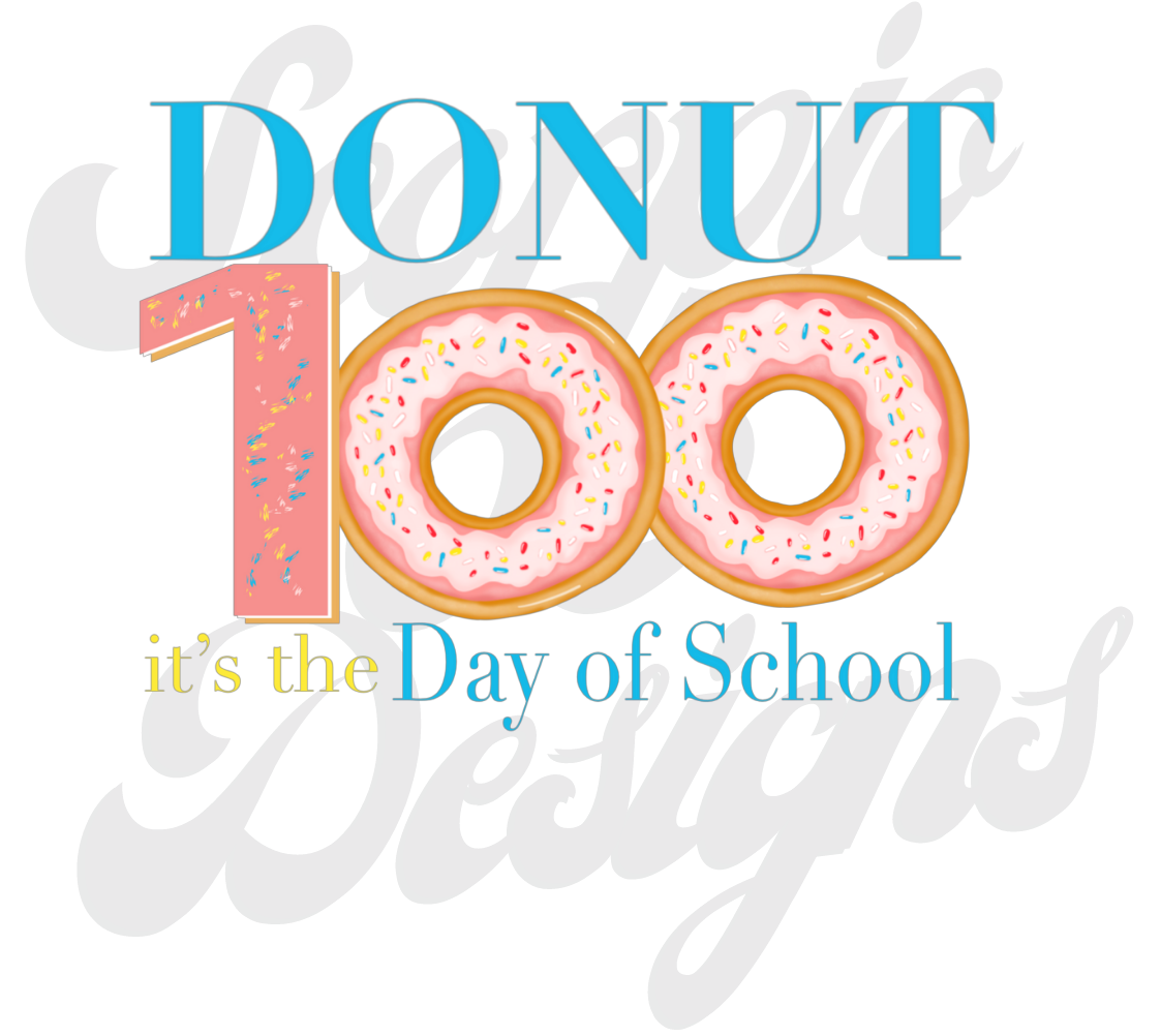 100 Days Donut DTF Transfers Scorpio 65 Designs
