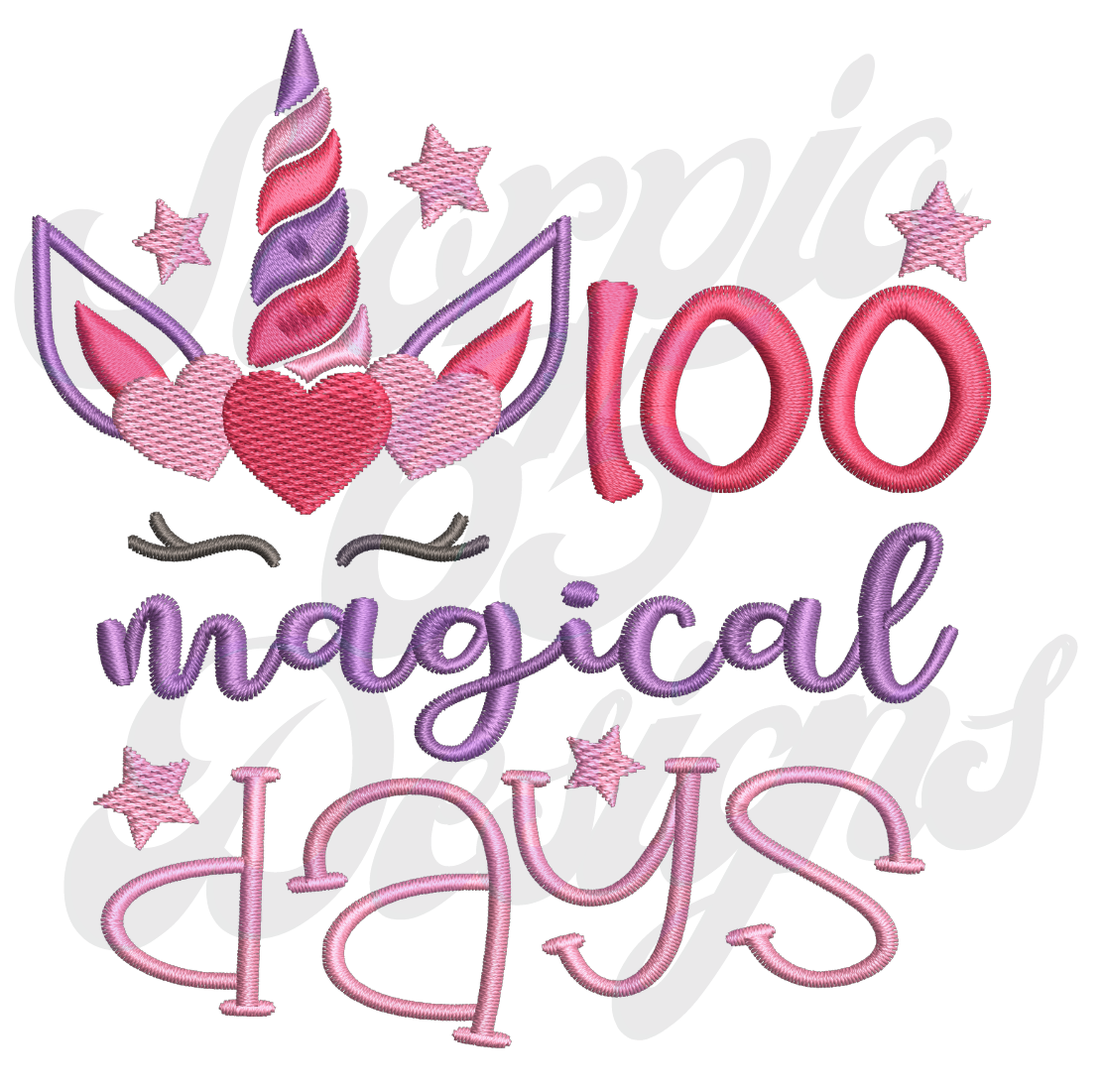 100 Magical Days DTF Transfers Scorpio 65 Designs