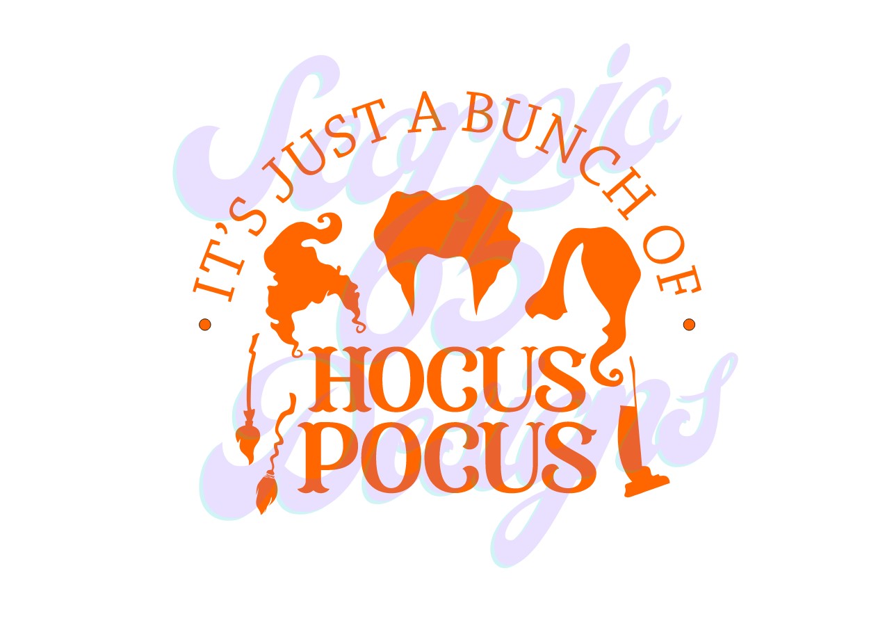 It's Just a Bunch of Hocus Pocus DTF Transfers Scorpio 65 Designs