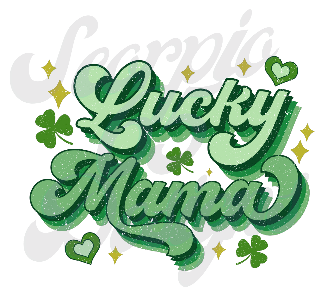 Lucky Mama DTF Transfers Scorpio 65 Designs