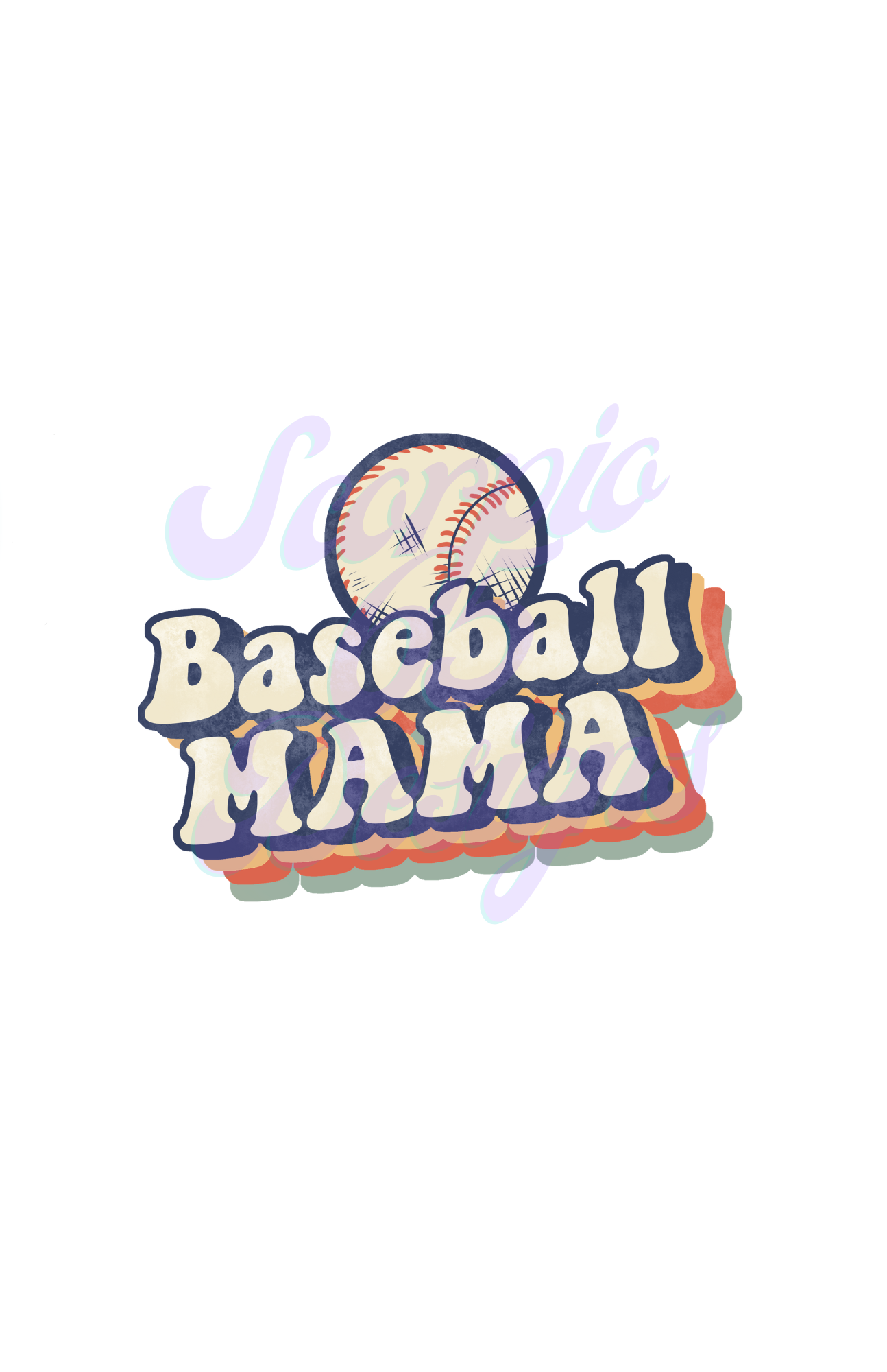 Baseball Mom BOHO DTF Transfers Scorpio 65 Designs