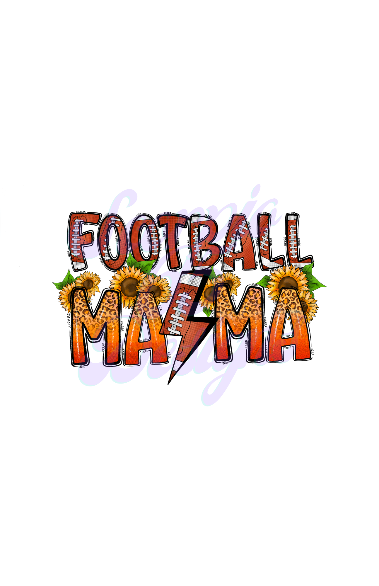 Football Mama DTF Transfers Scorpio 65 Designs