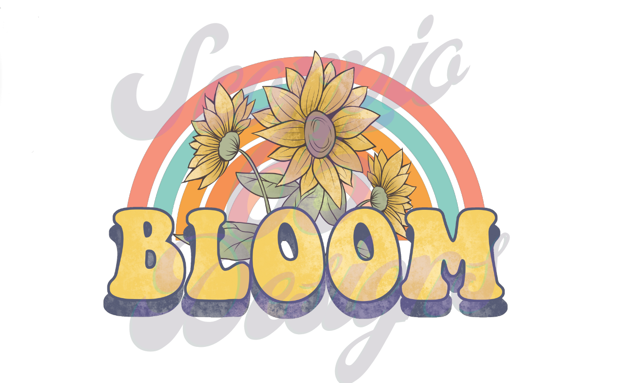 Bloom DTF Transfers - Scorpio 65 Designs