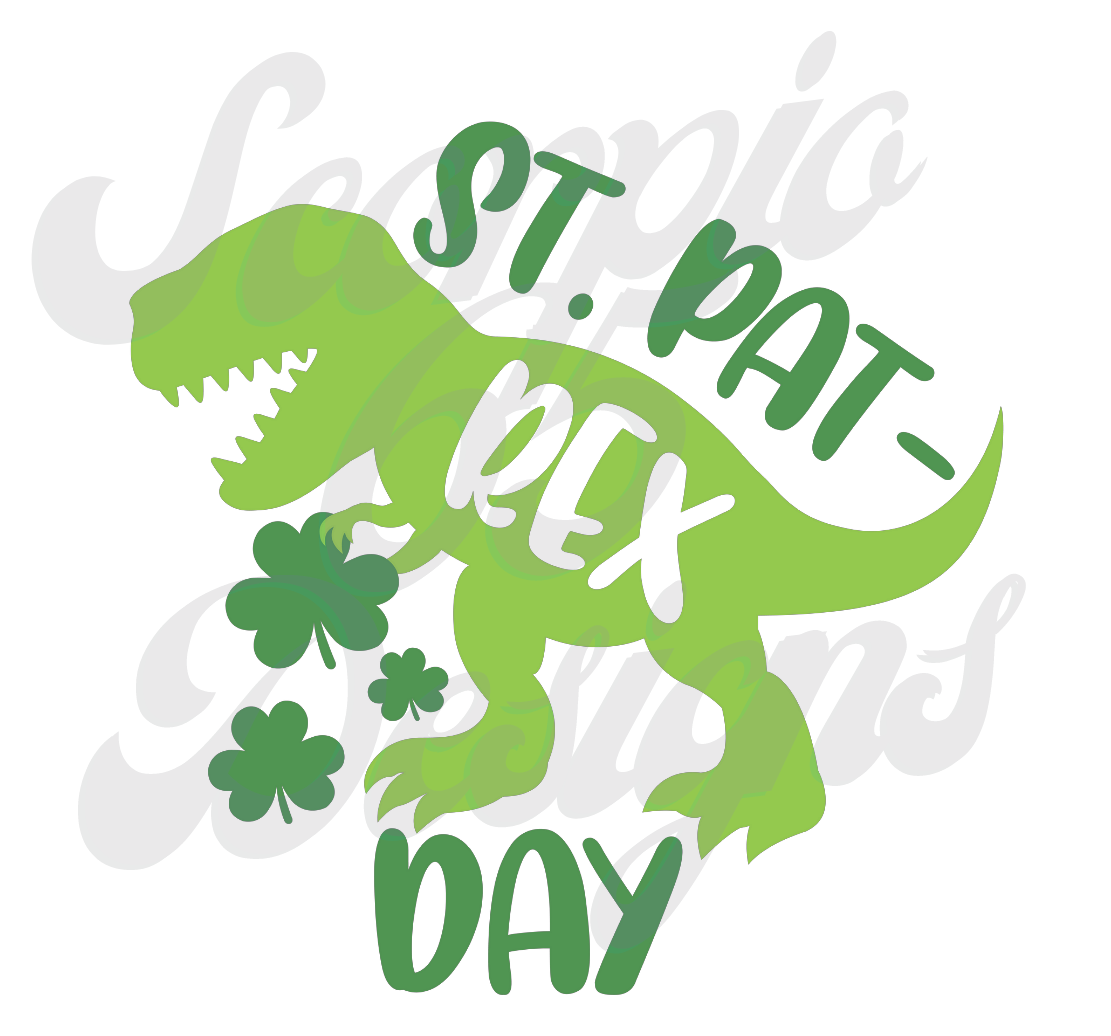 St. Pat-rex's Day DTF Transfers Scorpio 65 Designs