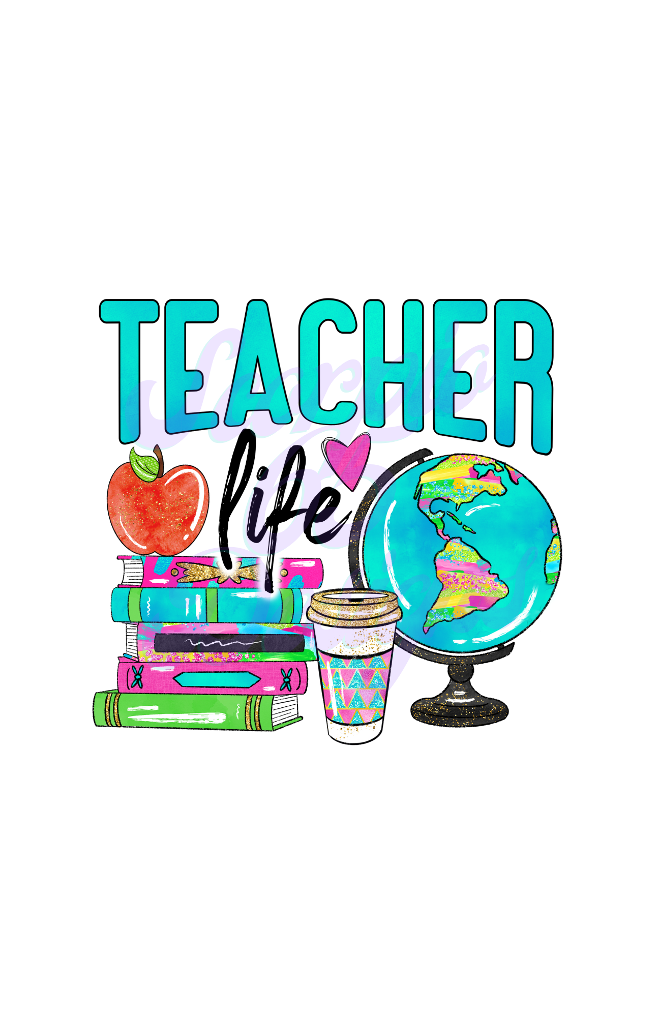 Teacher Life DTF Transfers Scorpio 65 Designs